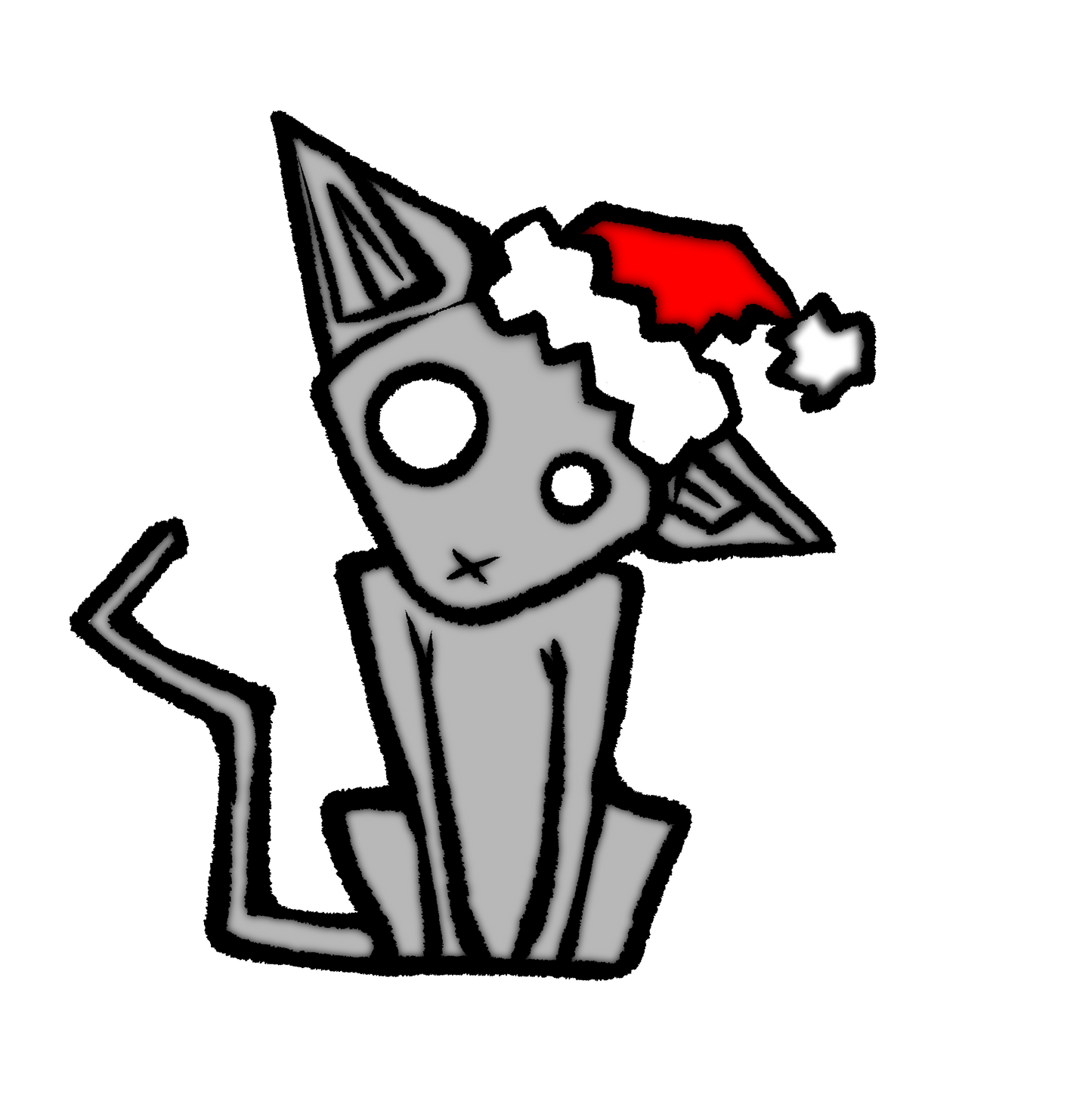 EDGY Hairless Cat - Sticker