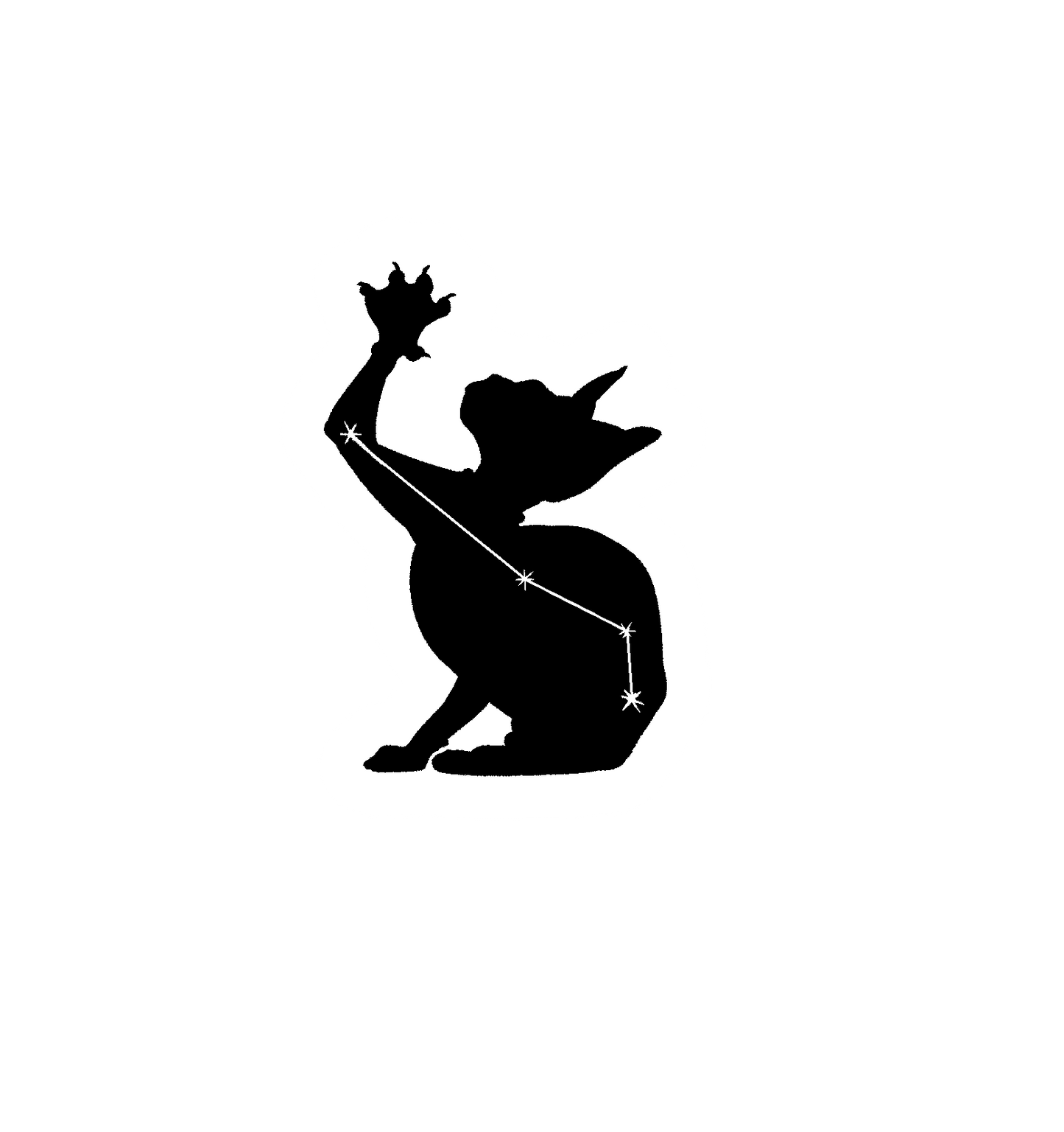 Hairless Cat Zodiac Stickers