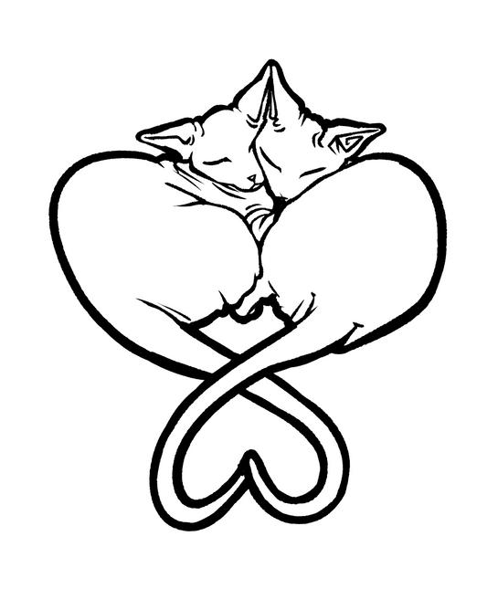 Hairlesscat - Stickers